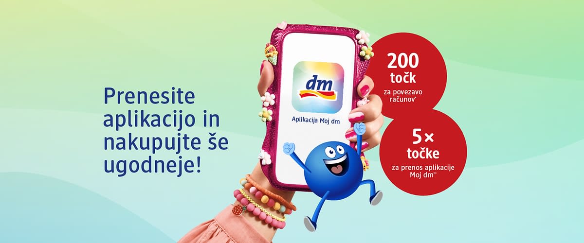 Prenesite si aplikacijo Moj dm