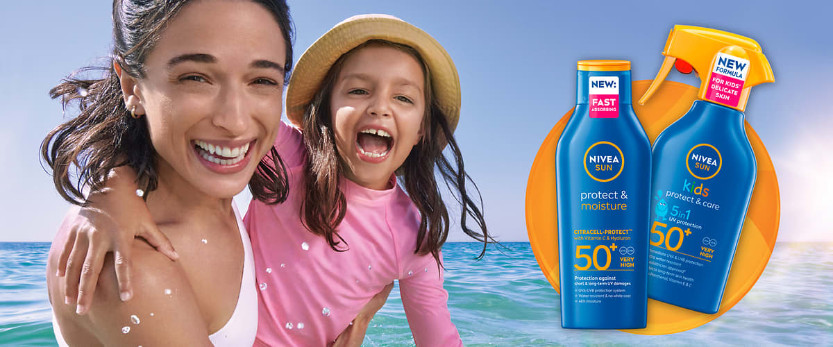 NIVEA SUN - znamka  št. 1 na svetu za zaščito pred soncem