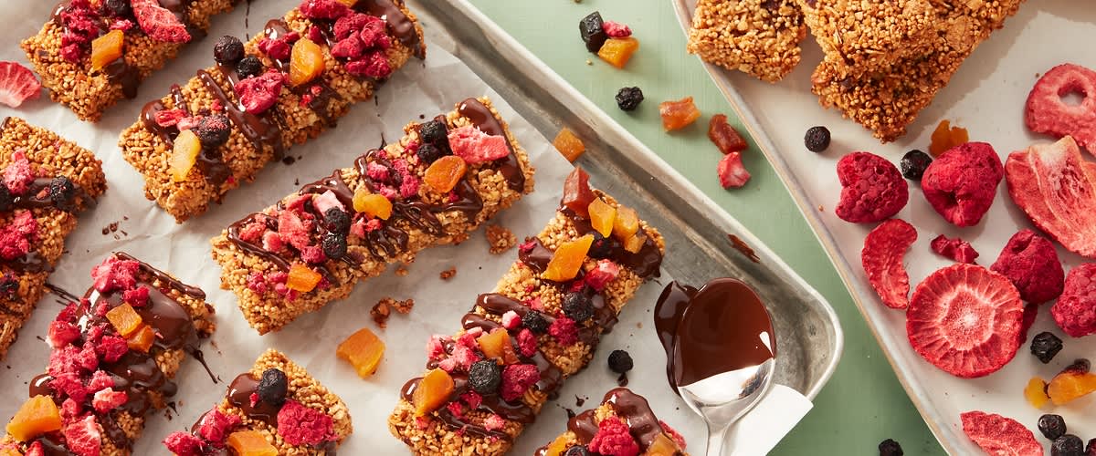 Pisane muesli ploščice