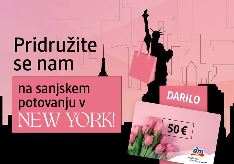 Pridružite se nam na sanjskem potovanju v New York