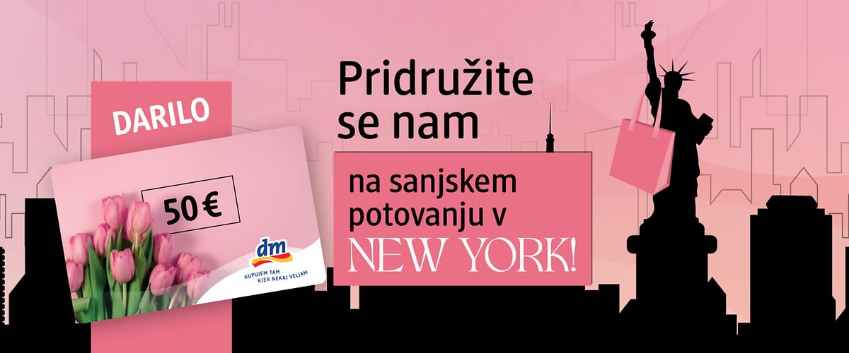 Pridružite se nam na sanjskem potovanju v New York