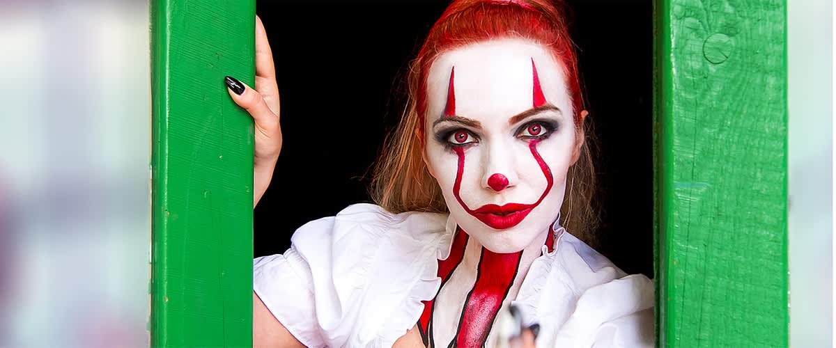 Strašljivi klovn za noč čarovnic