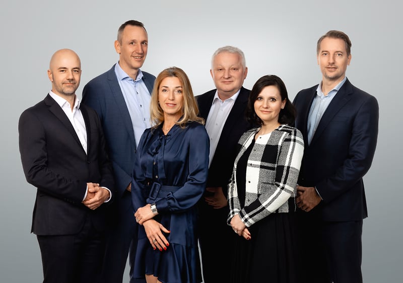 Im Bild: Die Geschäftsleitung von dm Österreich