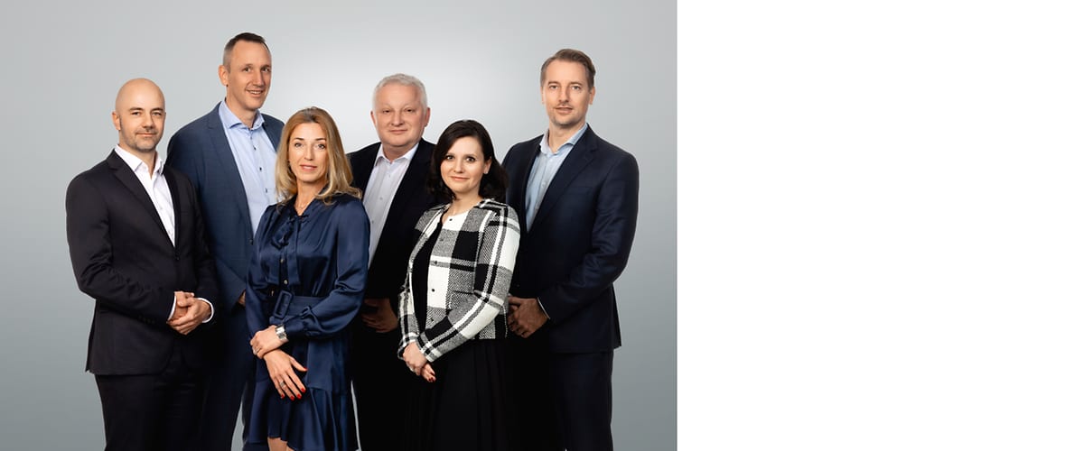 Im Bild: Die Geschäftsleitung von dm Österreich