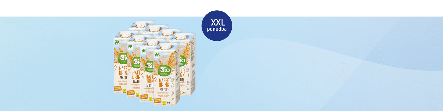 Alt-Text Modra abstraktna ozadje z belim robom na vrhu