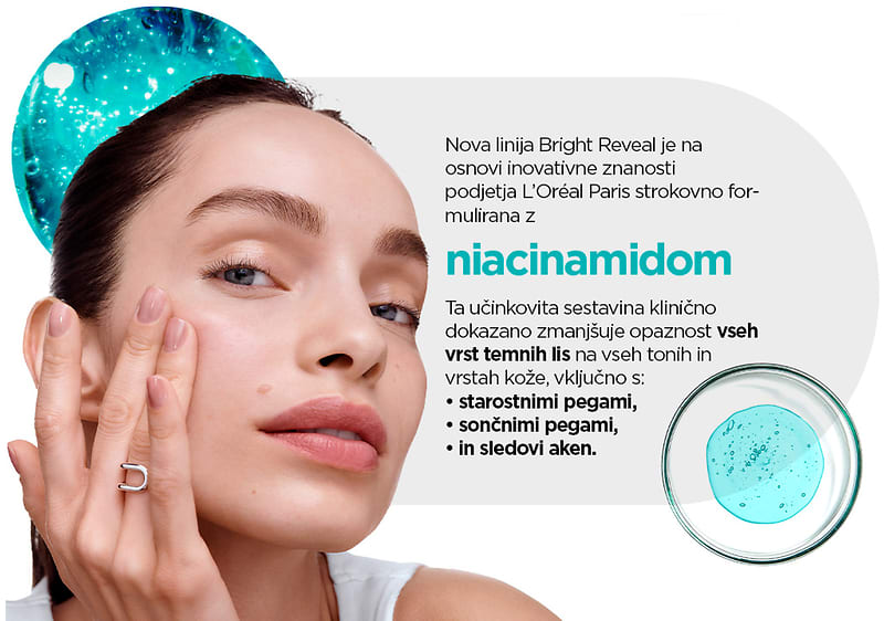 Niacinamid v kozmetičnem izdelku z opisom koristi za kožo