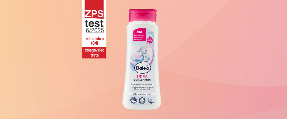 Balea vlažilni losjon za telo 3 v 1 UREA, 400 ml