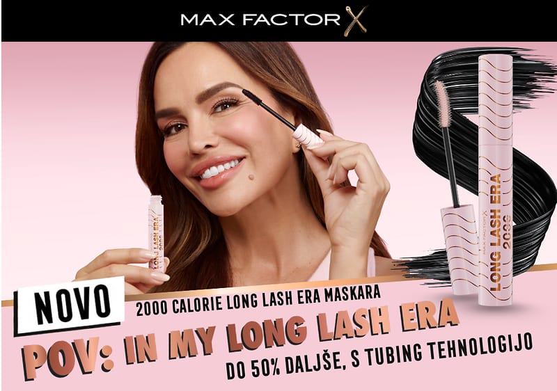 Max Factor maskara in znana pevka Severina