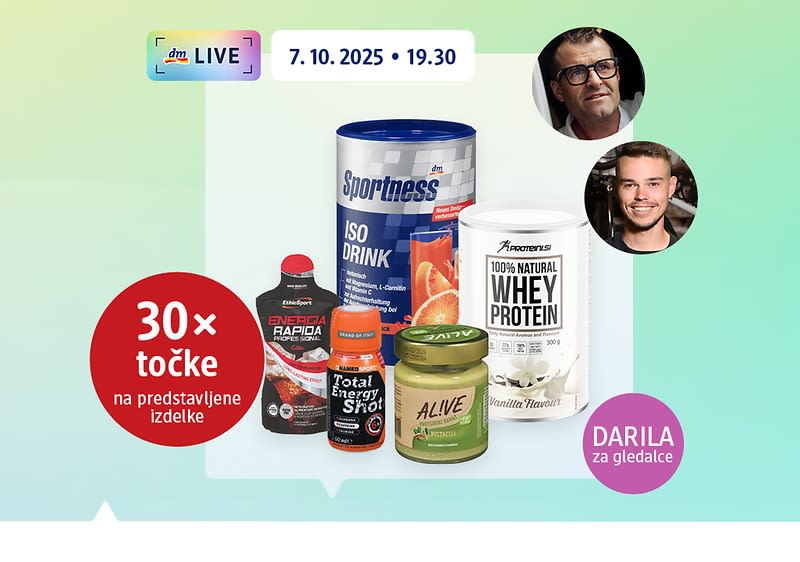 dmLIVE Športna prehrana in kolesarstvo  