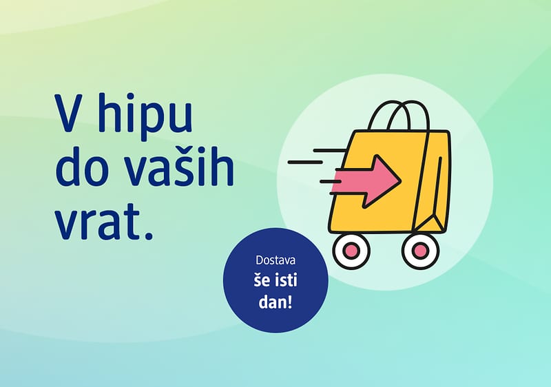 Alt-Text Hitra dostava do vaših vrat s paketom in kolesi