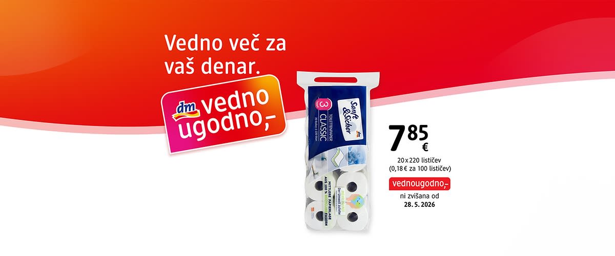 Alt-Text Dm vedno ugodno z družino v trgovini