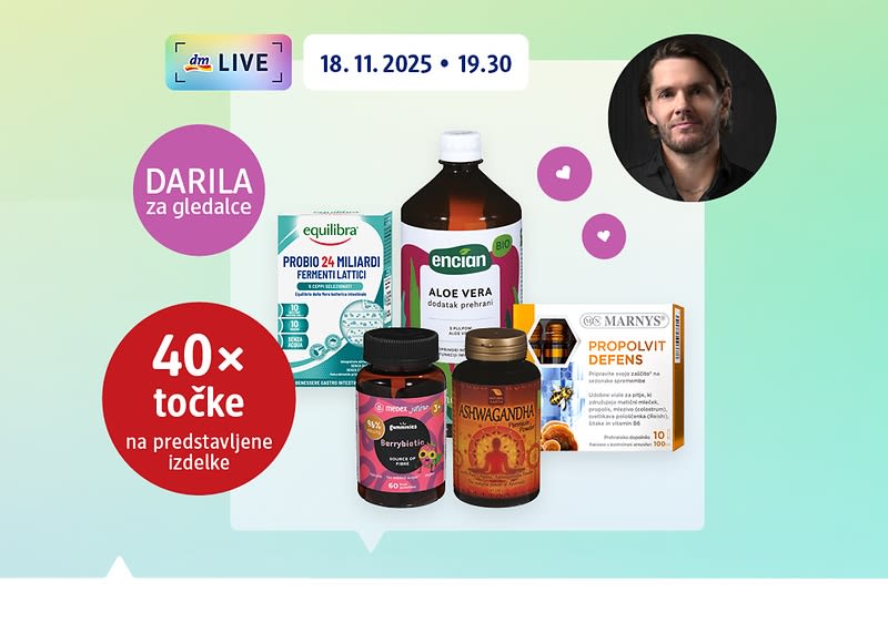 dmLIVE 4. 11.: Uvajanje prehrane pri dojenčkih