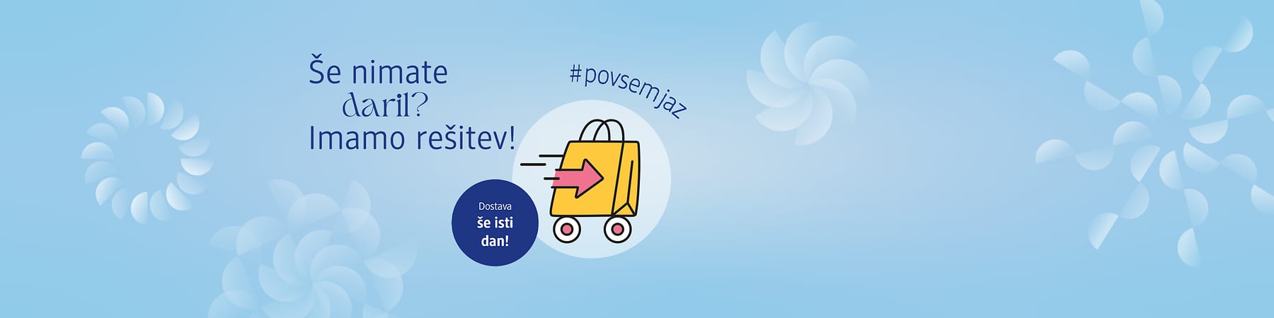 Alt-Text Hitra dostava do vaših vrat s paketom in kolesi