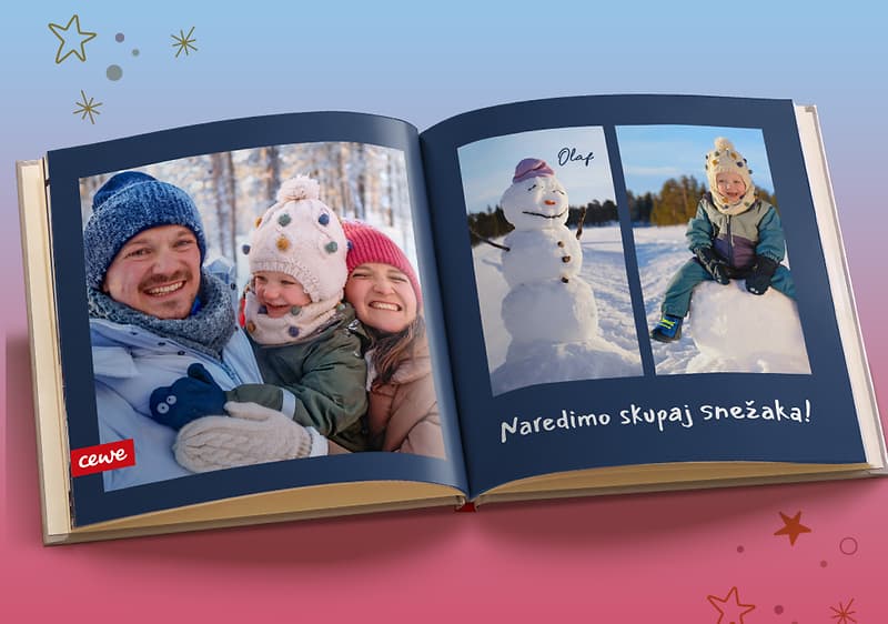 Stran CEWE fotoknjige