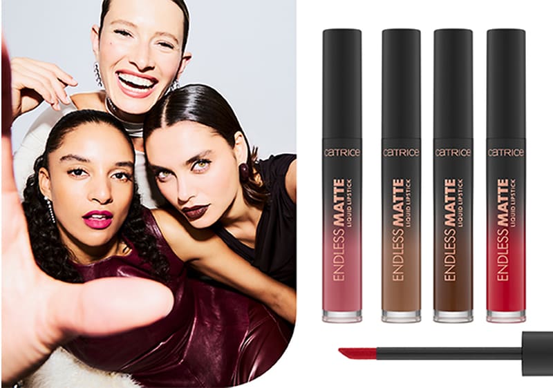 Alt-Text Šminke Catrice Endless Matte v različnih odtenkih