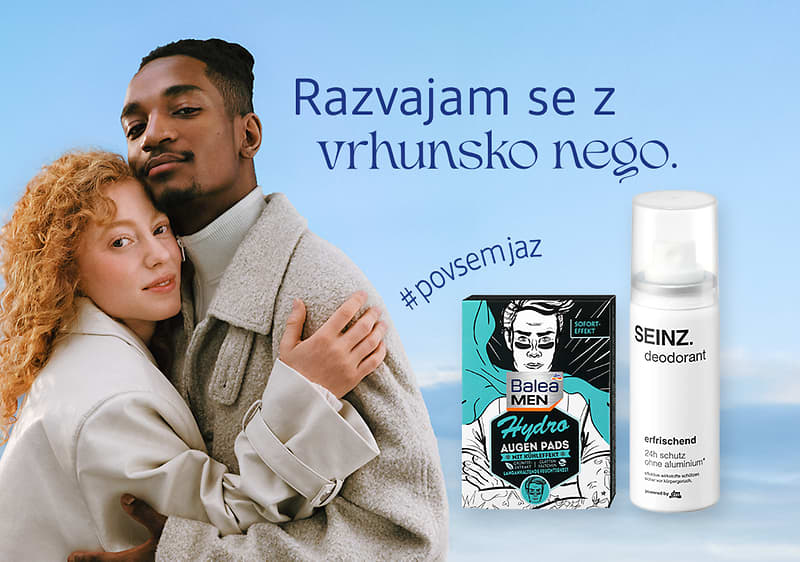 Alt-Text Deodorant na nebu z oblaki v ozadju
