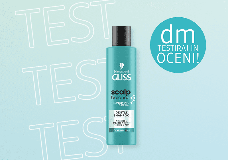 Testiraj in oceni: GLISS šampon Scalp Gentle, 200ml 