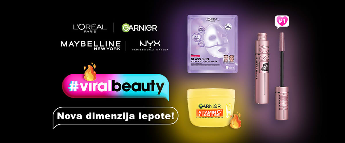 Kozmetični izdelki ličila z logotipi znamk L'Oréal Maybelline NYX Essie