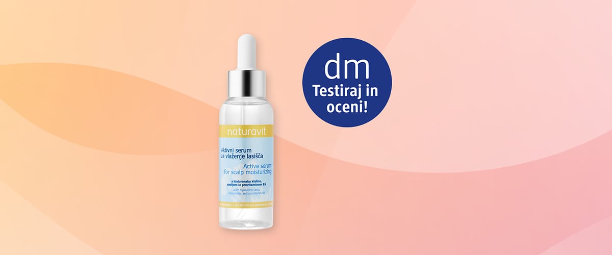 Testiraj in oceni: Naturavit aktivni serum za vlaženje lasišča, 100 ml