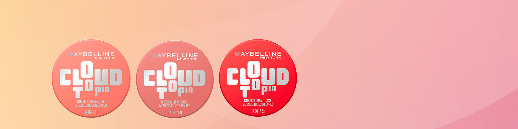 Maybelline Cloudpɔpia kremni rdečilo za lica v treh odtenkih