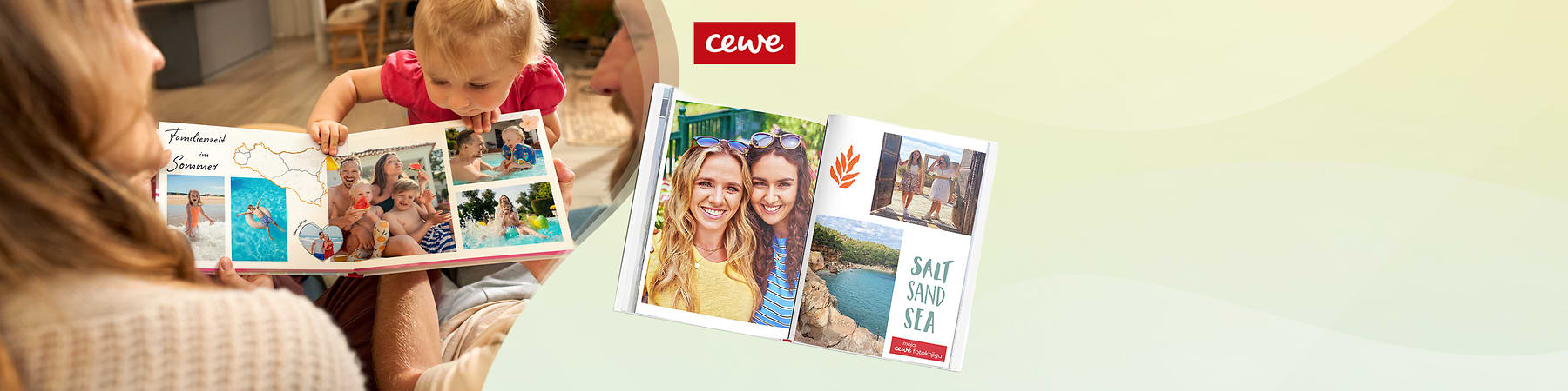 Stran CEWE fotoknjige