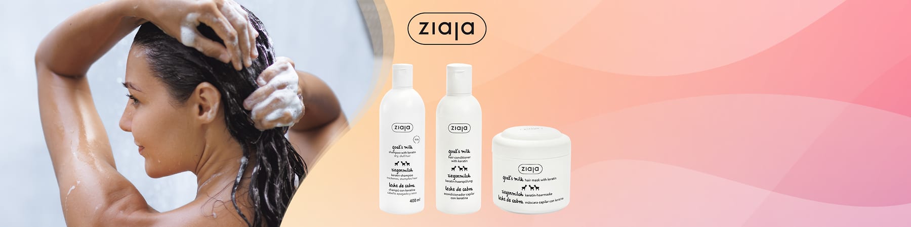 Ziaja kozje mleko izdelki šampon balzam maska za lase