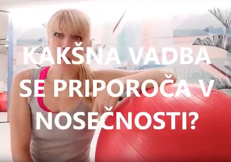 vadba v nosečnosti