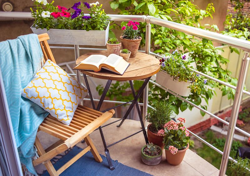 Počitnice na balkonu