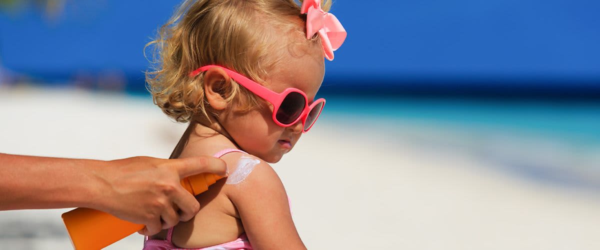 Zaščita pred soncem za dojenčke