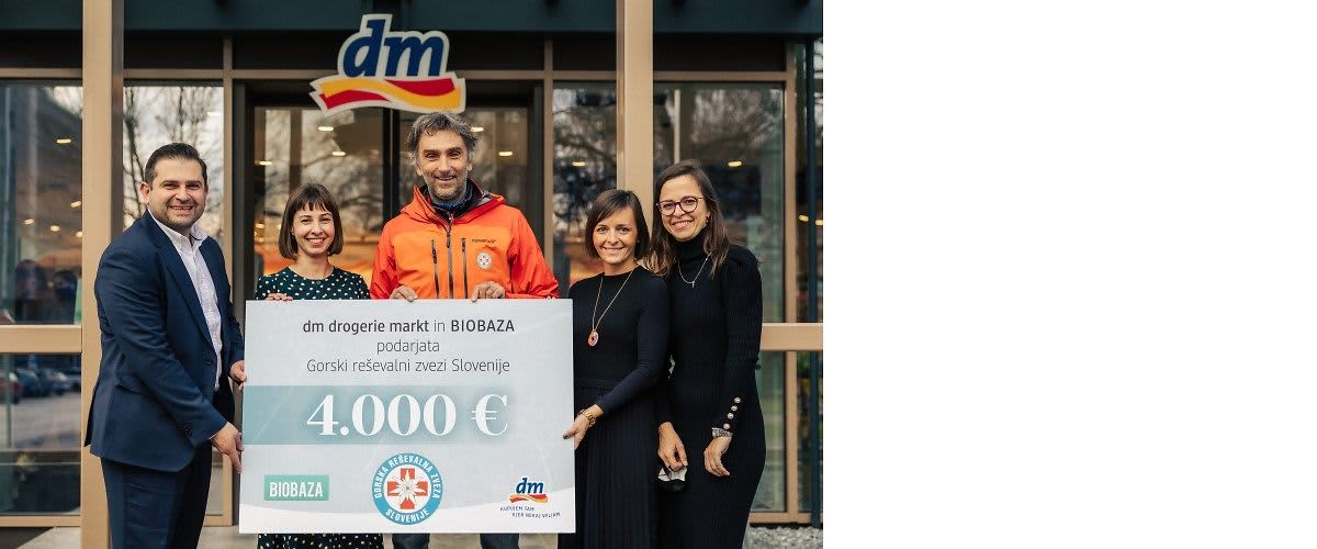 dm predal donacijo v višini 4.000 eur 
