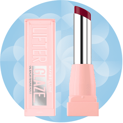 Ein Lippenstift in einem glänzenden roségoldenen Gehäuse mit der Aufschrift „Matt Shine Lipstick“ neben einem rosafarbenen Lipgloss-Stift mit der Aufschrift „Colour Cushion“