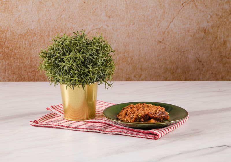 Veganski APPLE crumble