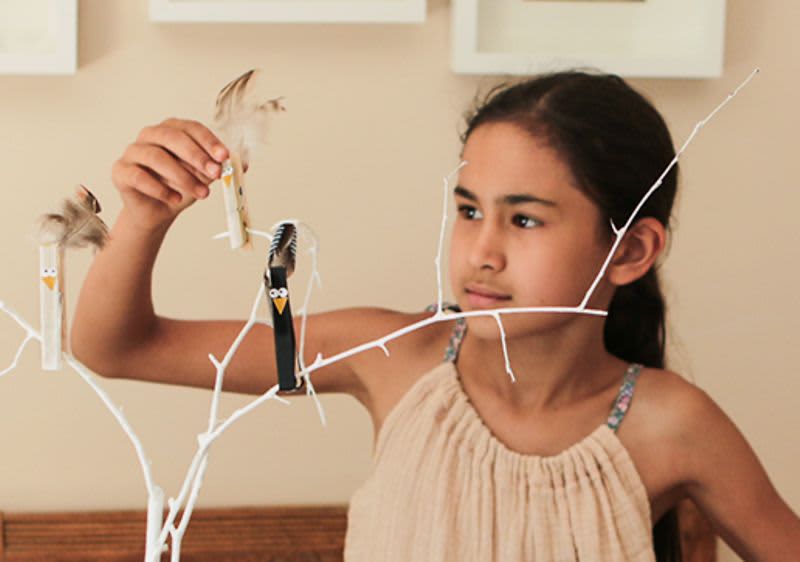 Ukrasne ptice od štipaljki