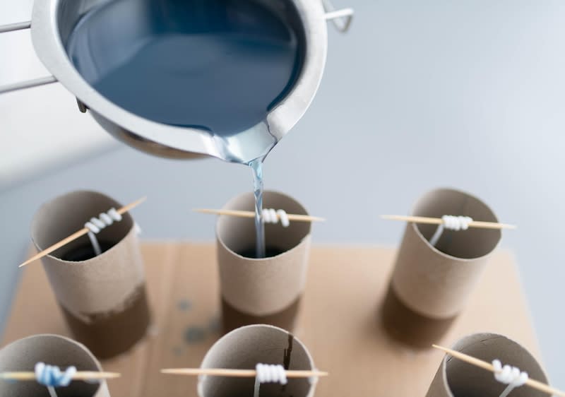 Izlijte nove sveće od starih