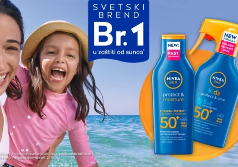 NIVEA SUN – svjetski broj 1 u zaštiti od sunca