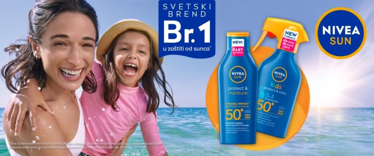 NIVEA SUN – svjetski broj 1 u zaštiti od sunca
