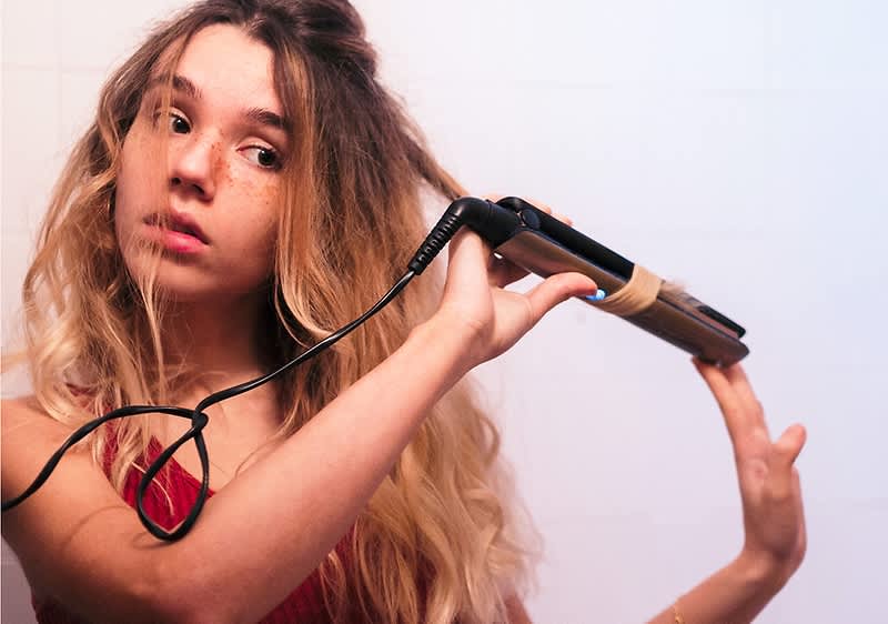 Lokne pomoću prese za kosu