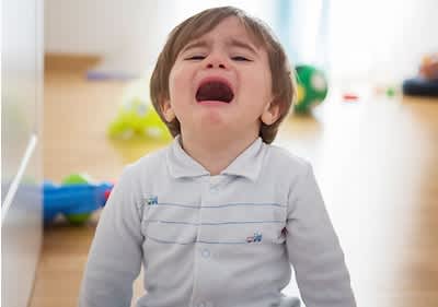 Kreischendes Kleinkind