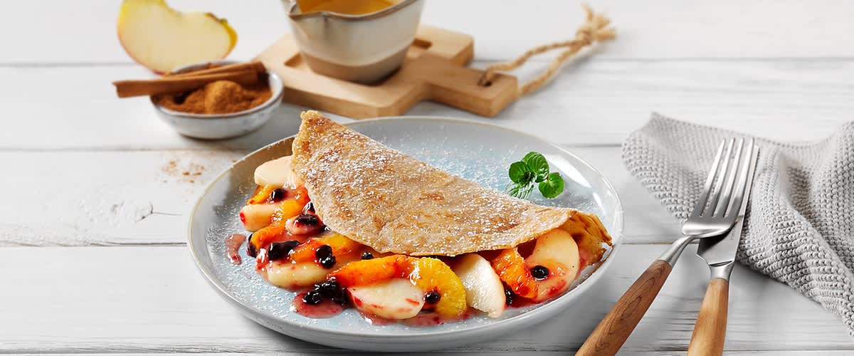  Gefüllte Apfelpfannkuchen