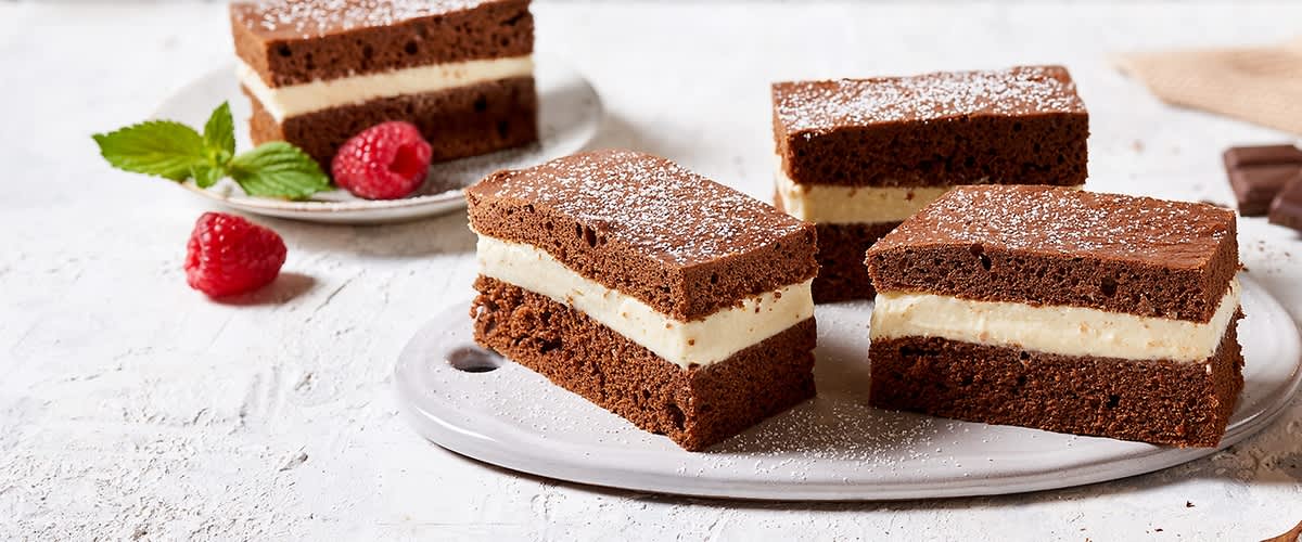 Veganski slatkiš sa mlečnim kremom