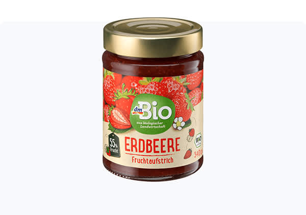 dmBio, намаз од јагоди, 340 г. 