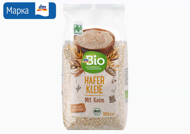 dmBio овесни снегулки, 500 г