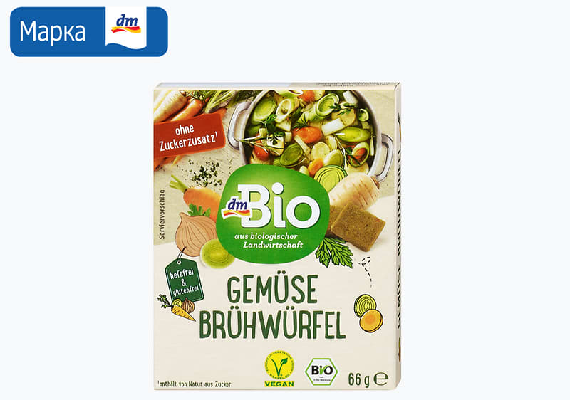 dmBio коцка за супа, 6х11 г