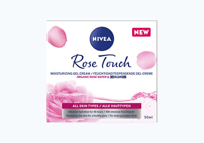 NIVEA ROSE TOUCH крем за лице, 50 мл