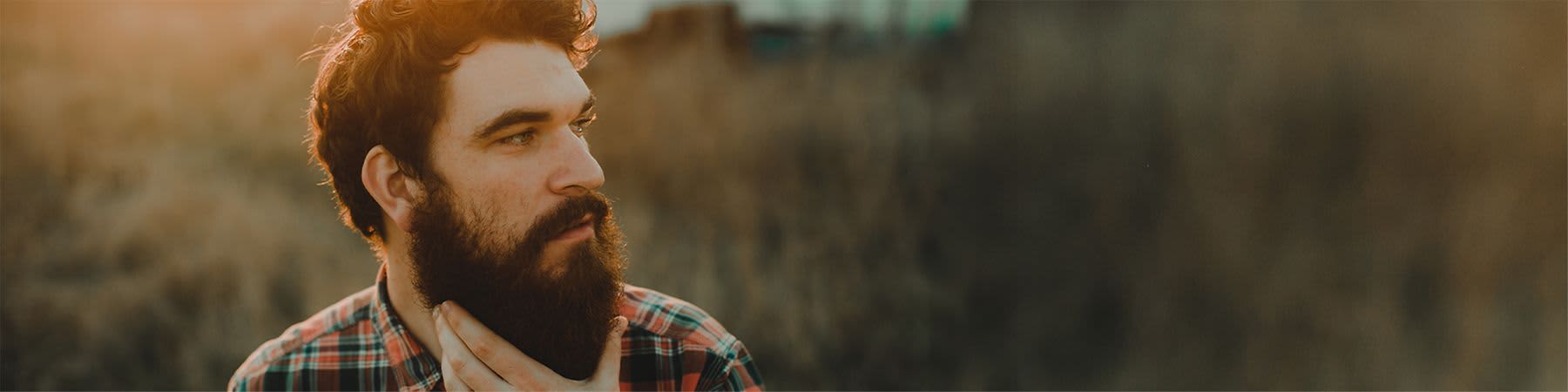 Mann mit Bart