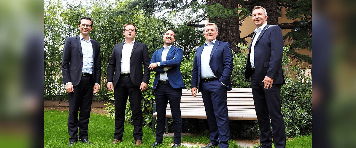 Im Bild: Die Geschäftsführung von dm Italien