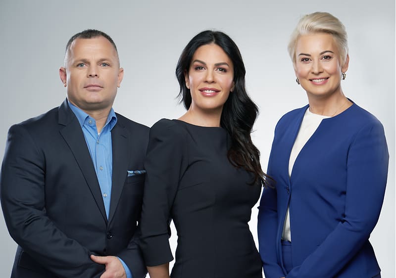 Im Bild: Die Geschäftsführung von dm Serbien und Nordmazedonien