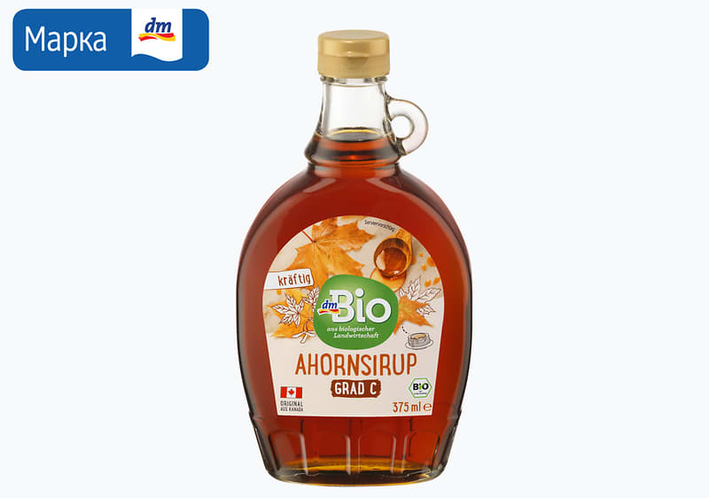 dmBio јаворов сируп, 375 мл