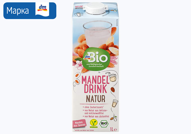 dmBio напиток од бадем, 1 л
