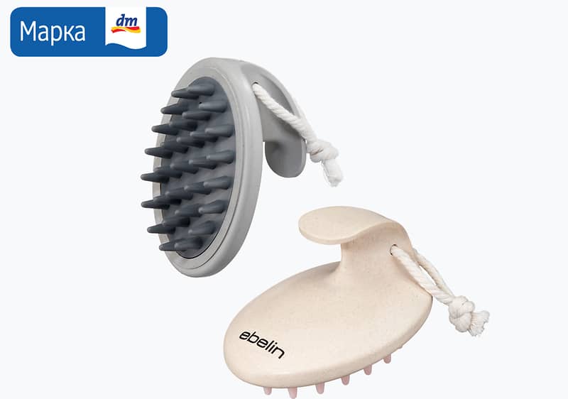 ebelin четка за масажа на скалпот, 1 парче 